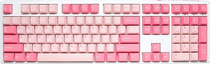 Klawiatura Ducky Ducky One 3 Gossamer Pink Gaming Tastatur - MX-Silent-Red 1