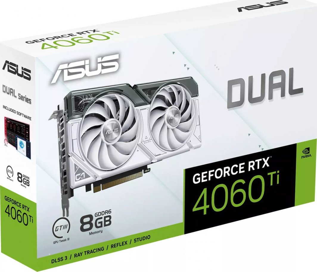 Asus Dual GeForce RTX 4060 Ti OC 8GB GDDR6 (DUAL-RTX4060TI