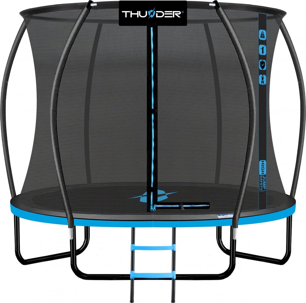 Trampolina ogrodowa Thunder Inside Ultra z siatką wewnętrzną 8 FT 255 cm 1