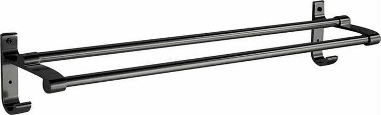 Aptel Drążek podwójny 60 cmcm czarny  (AG987) 1