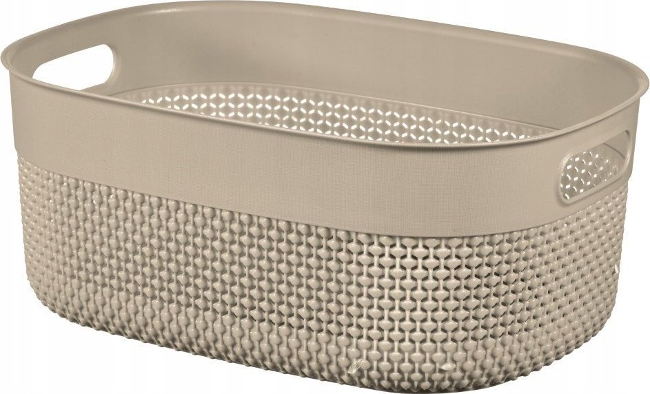 Kadax Curver Pudełko Koszyk 12L Pojemnik Beżowy Eko