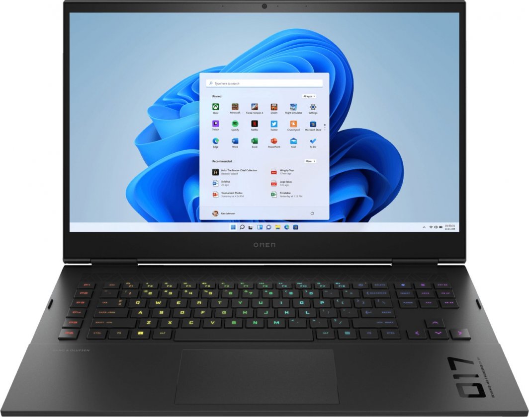 Laptop HP Omen 17-ck1440nw i7-12700H / 16 GB / 512 GB / W11 / RTX 3060 / 144 Hz (7G811EA) 1