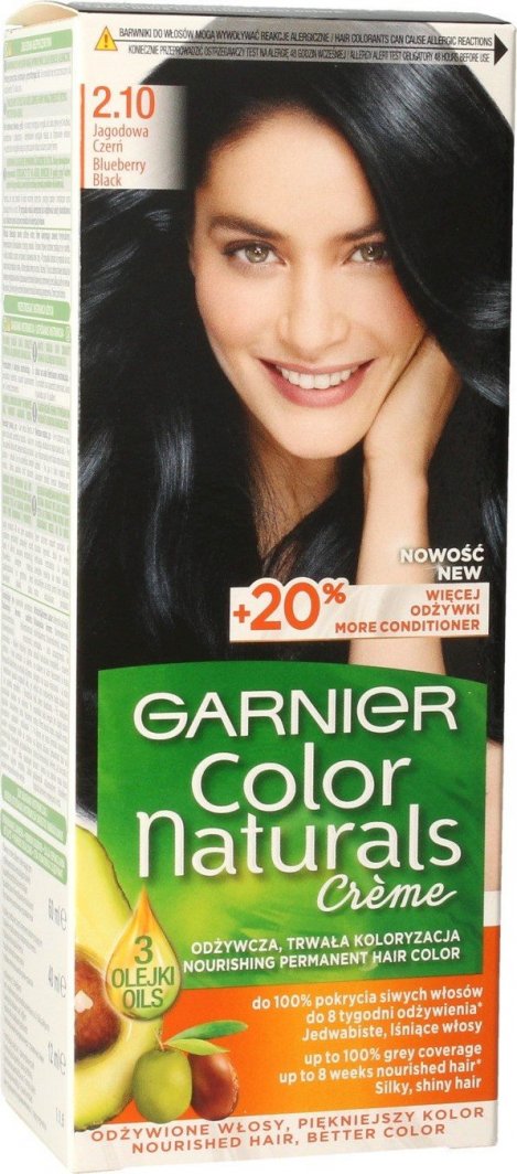 Garnier Garnier Color Naturals Krem koloryzujący nr 2.10 Jagodowa Czerń 1op 1