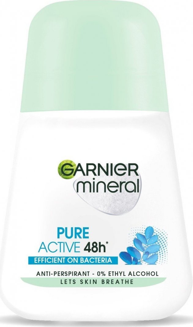 Garnier Garnier Mineral Dezodorant roll-on Pure Active 48h - Efficient On Bacteria   50ml 1