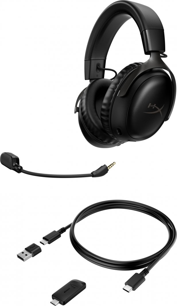HYPERX CLOUD Ⅲ WIRELESS HyperX Cloud III Wireless Czarno-czerwony (77Z46AA) - Opinie