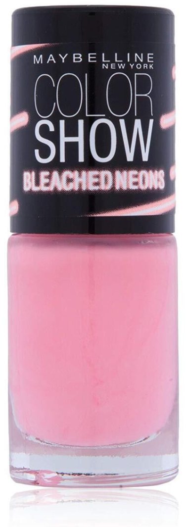 Maybelline  Maybelline, Color Show Bleached Neon, Nail Polish, Nr. 243, Tropink, 7 ml For Women 1