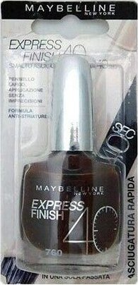 Maybelline  Maybelline, Express Finish 40 Seconds, Nail Polish, Nr. 760, Brown Frost, 10 ml For Women 1