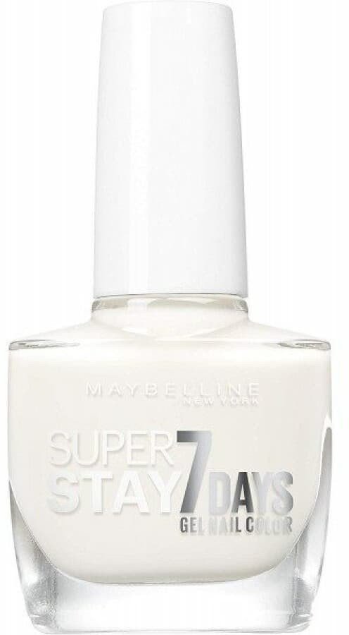 Maybelline  Maybelline, Super Stay 7 Days, Colour Corrector, Nail Polish, 071, Pur White, 10 ml For Women 1