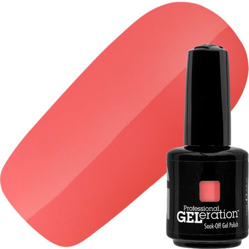 Jessica Jessica, Geleration Colours, Semi-Permanent Nail Polish, GEL-388, Sensual, 15 ml For Women 1