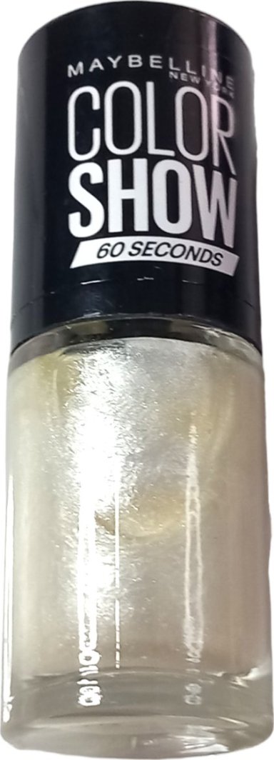 Maybelline  Maybelline, Color Show 60 Seconds, Nail Polish, Nr. 19, Marshmallow, 7 ml For Women 1