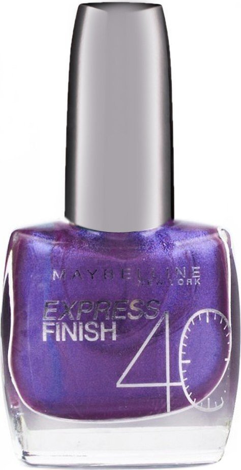 Maybelline  Maybelline, Express Finish 40 Seconds, Nail Polish, Nr. 250, Deep Violet, 10 ml For Women 1