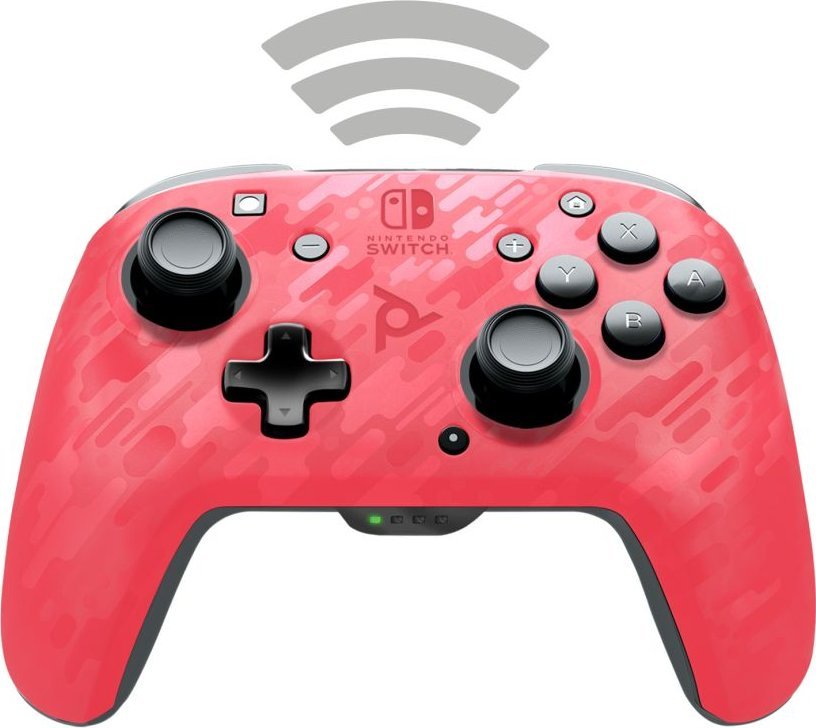 Pad PDP PDP SWITCH Pad bezprzewodowy FACEOFF Camo Różowy 1