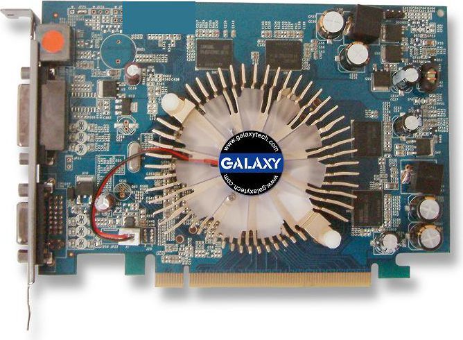 Galax Geforce 8500 Gt 256mb 8500gt Pci E 256mb Ddr2128bit Tvdvi Oc