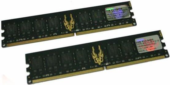 Pamięć GeIL Black Dragon, DDR2, 2 GB, 800MHz, CL4 (GB22GB6400C4DC) 1