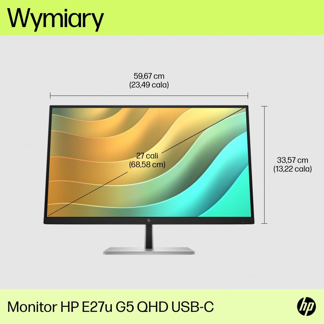 hp E27u G5 27インチ QHD USB-C 6N4D3AA#ABJ HP E27u G5 27インチQHD USB-Cモニター 製品詳細・スペック - HP