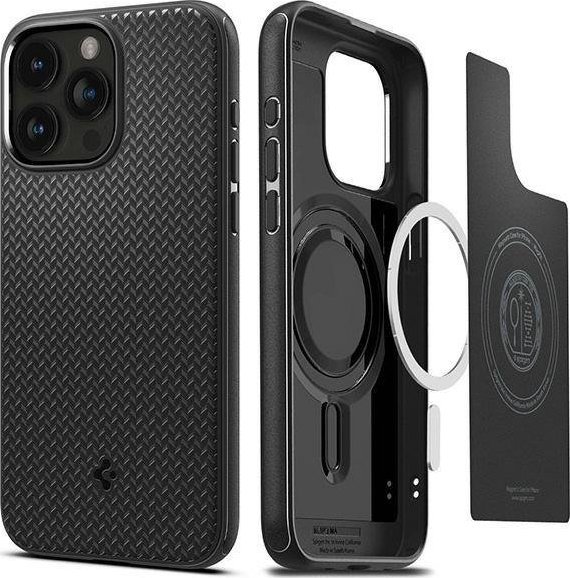 Spigen Spigen Mag Armor iPhone 15 Pro 6.1" MagSafe czarny/matte black ACS06736 1