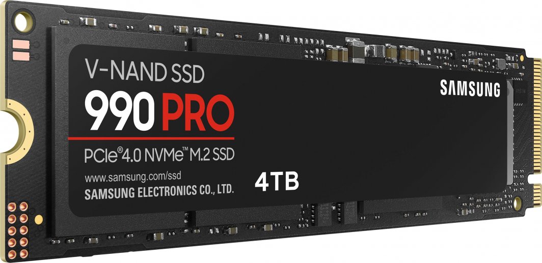 内蔵型SSD Samsung 990 PRO 4TB PCIe Gen4 x4 NVMeSSD Samsung 990 PRO 4TB M.2 2280 PCI-E x4 Gen4 NVMe (MZ-V9P4T0BW