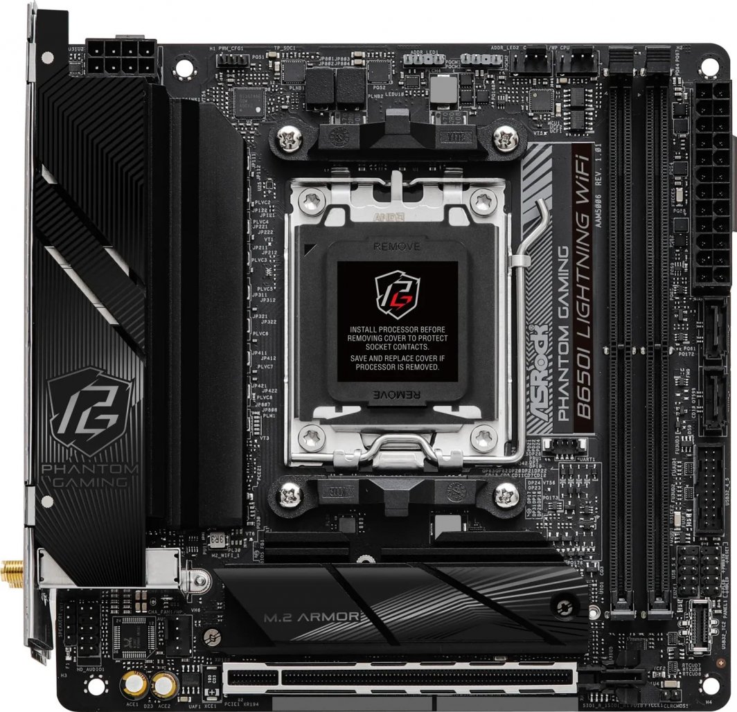(ジャンク)Asrock B650i lightning wifi+Frame ASRock B650I LIGHTNING WIFI - Płyta główna - Morele.net