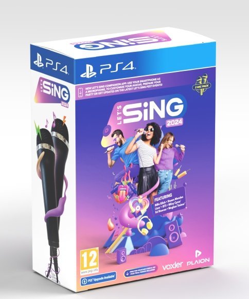 Gra PlayStation 4 Lets Sing 2024 + 2 mikrofony 1