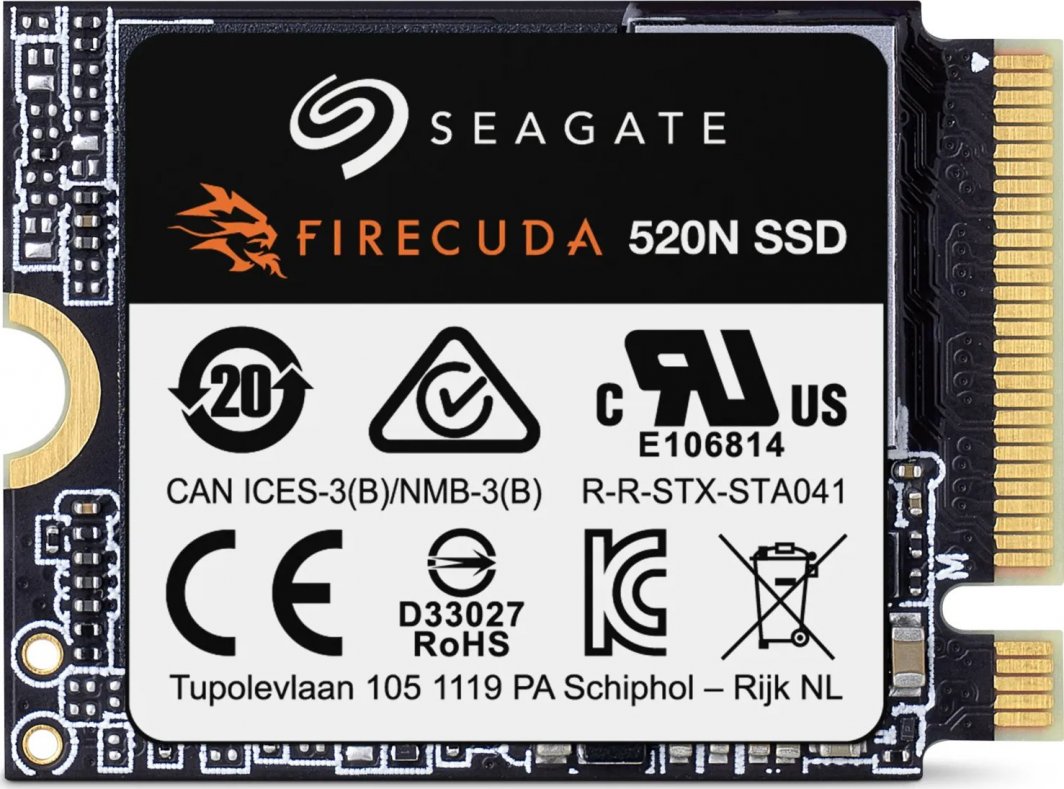 Seagate FireCuda 520N 1TB M.2 2230 PCI-E x4 Gen4 NVMe