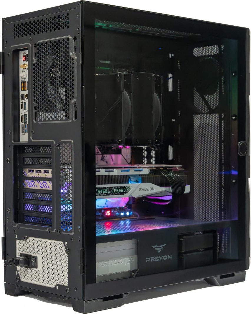 PREYON Nest PRO 800 Ryzen 7 7800X3D, 32 GB, RTX 4070 Super, 1 TB M