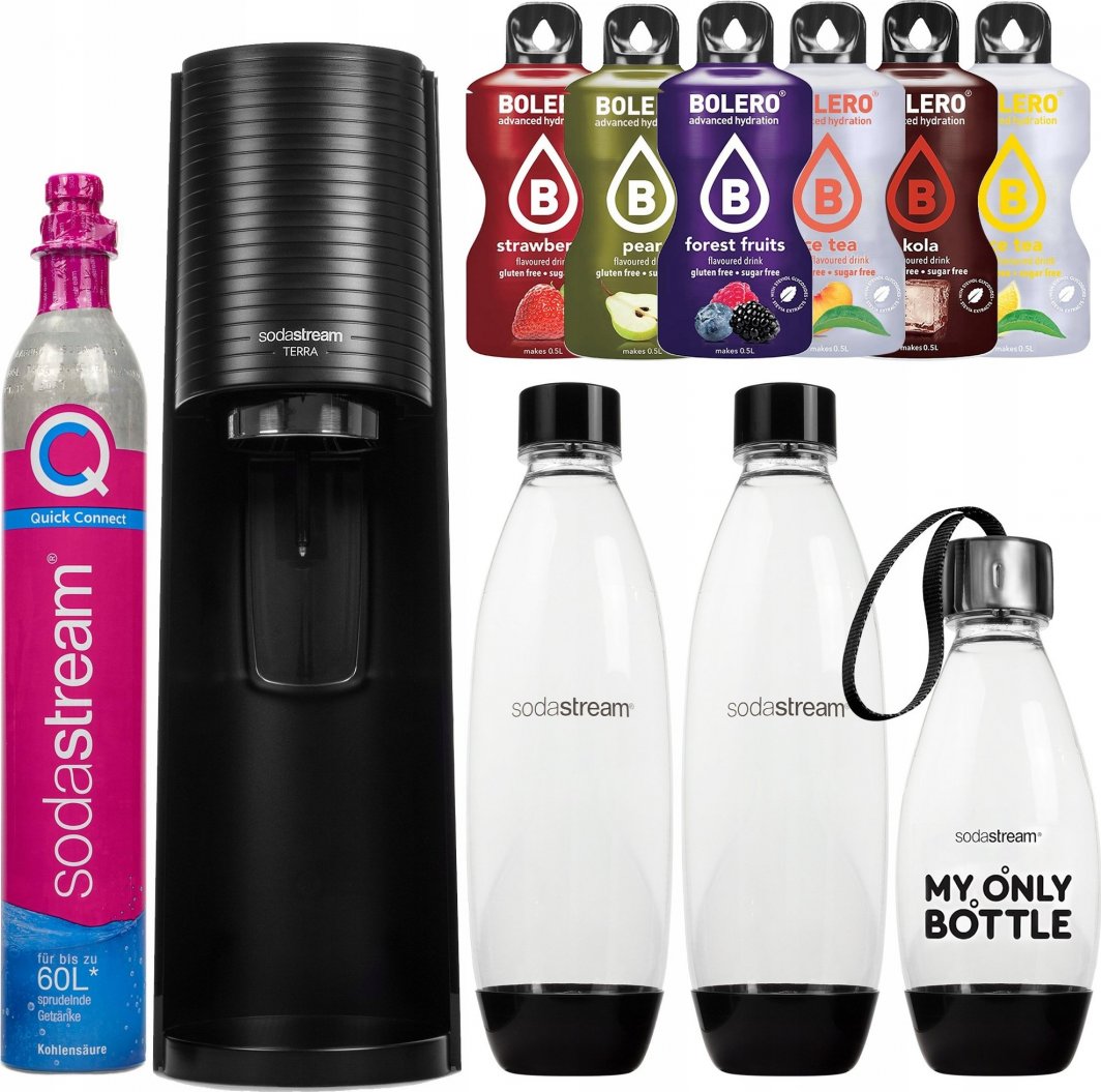 Saturator Sodastream Terra Black Czarny 1