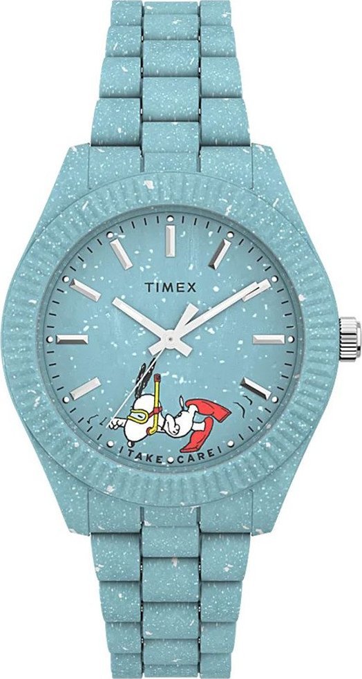 Zegarek Timex Zegarek damski Timex TW2V53200 niebieski 1