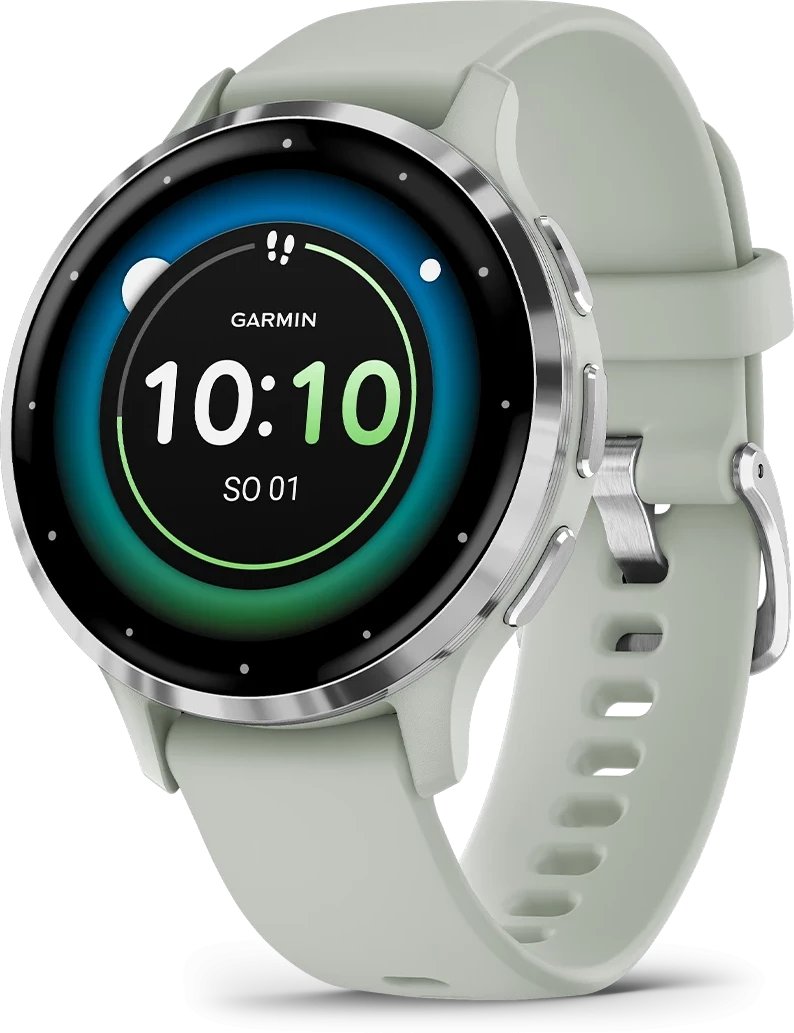 Zegarek sportowy Garmin Venu 3S Zielony  (010-02785-01) 1