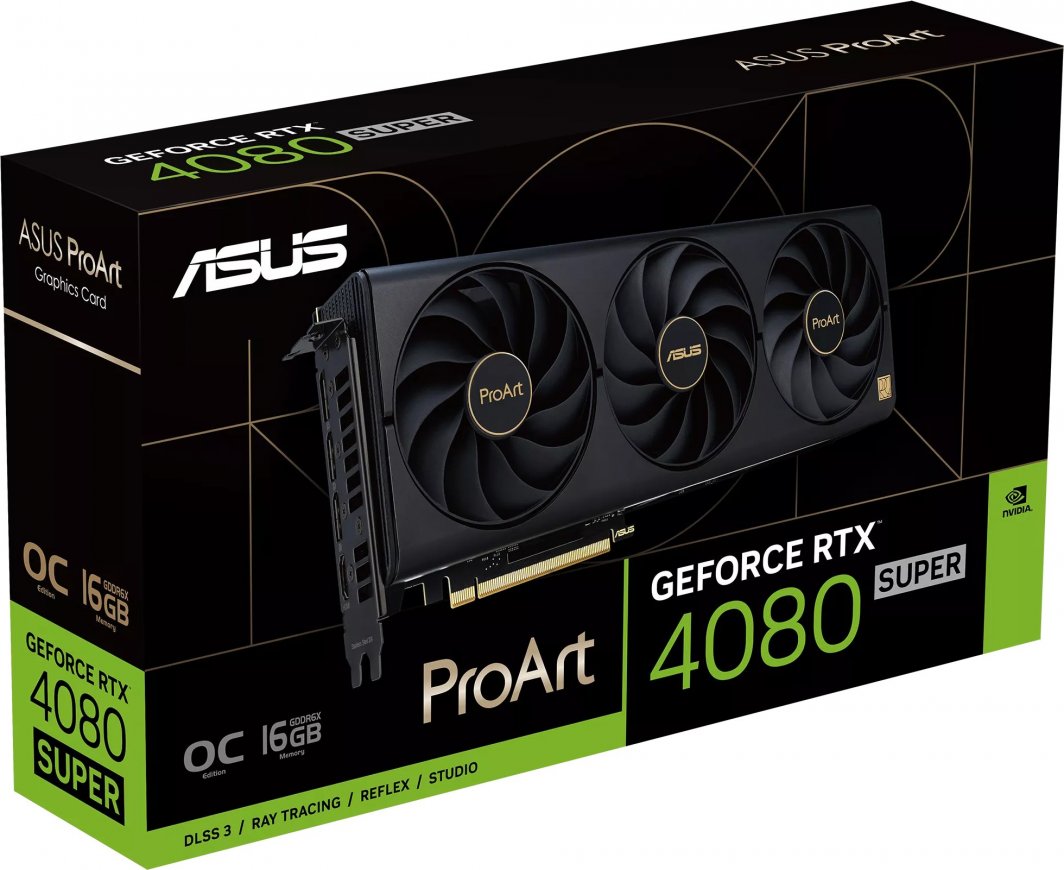 グラフィックボード・グラボ・ビデオカード ASUS ProArt GeForce RTX 4080 Super ProArt GeForce RTX™ 4080 SUPER OC Edition 16GB GDDR6X