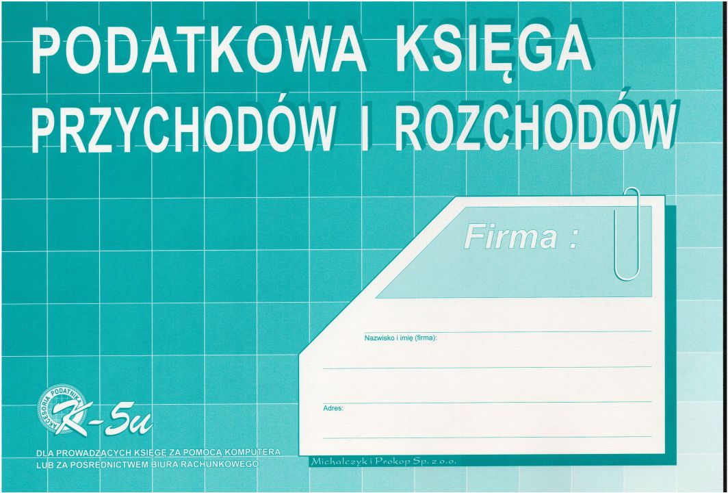  Michalczyk & Prokop Podatkowa Ksiega komputerowa A4 M&P K-5u  1