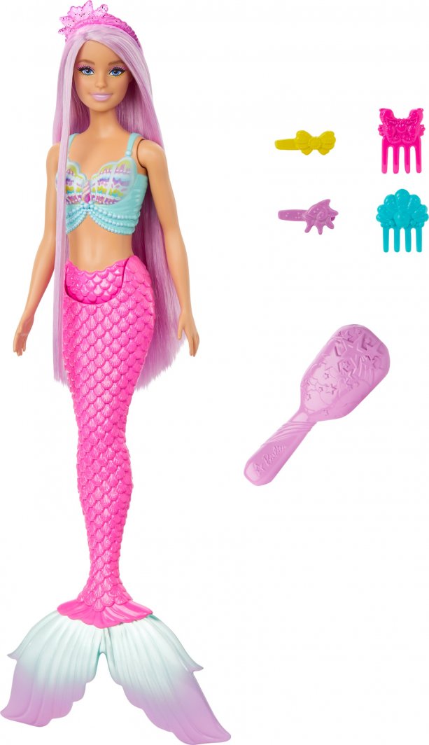 Lalka Barbie Mattel Syrenka Lalka Długie włosy HRR00 1