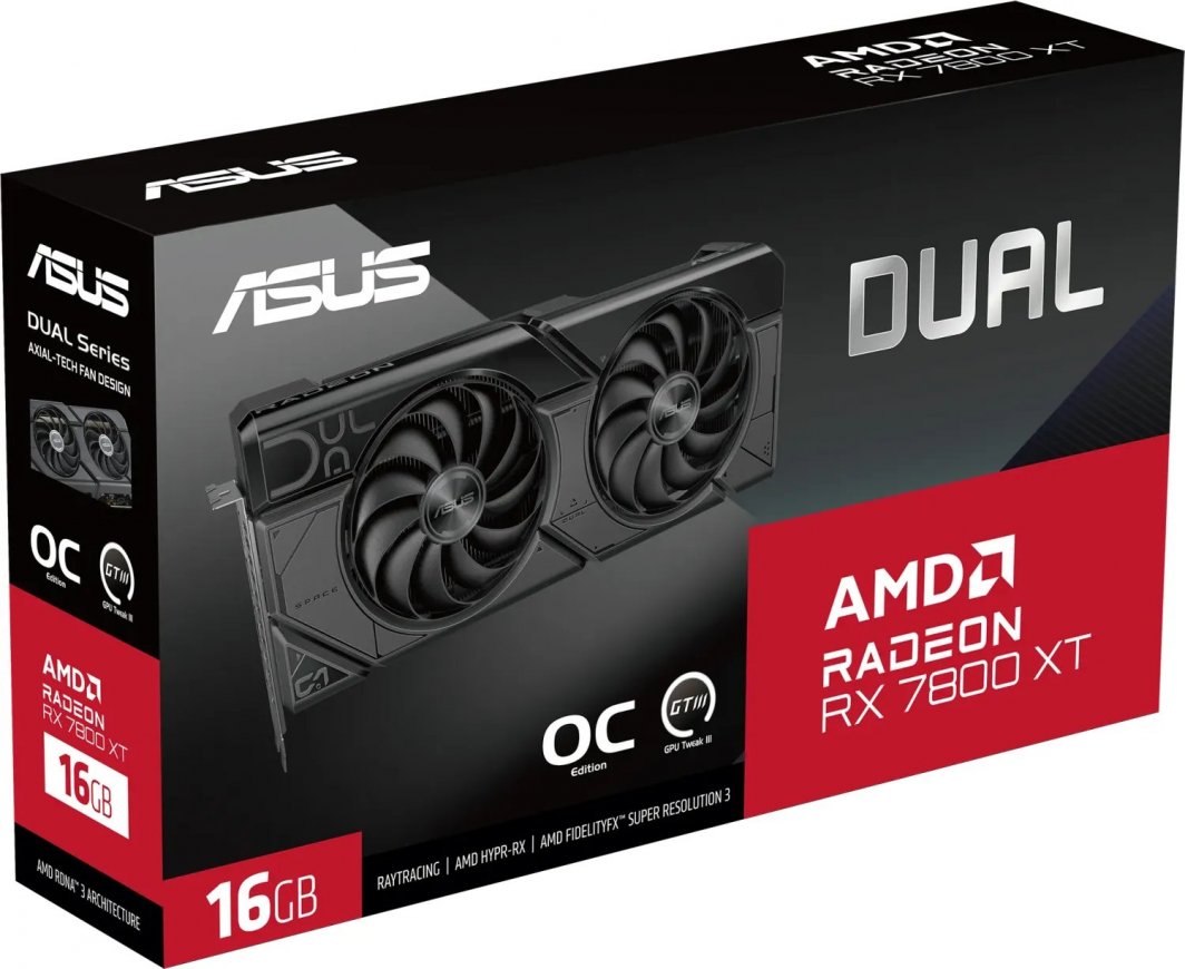 Y*☆様 ASUS DUAL Radeon RX 7800 XT OC 16GB ASUS Dual Radeon™ RX 7800 XT OC Edition 16GB GDDR6