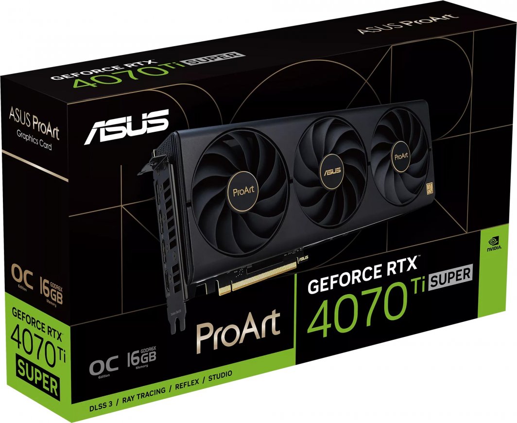 Asus ProArt GeForce RTX 4070 Ti SUPER OC 16GB GDDR6X (PROART