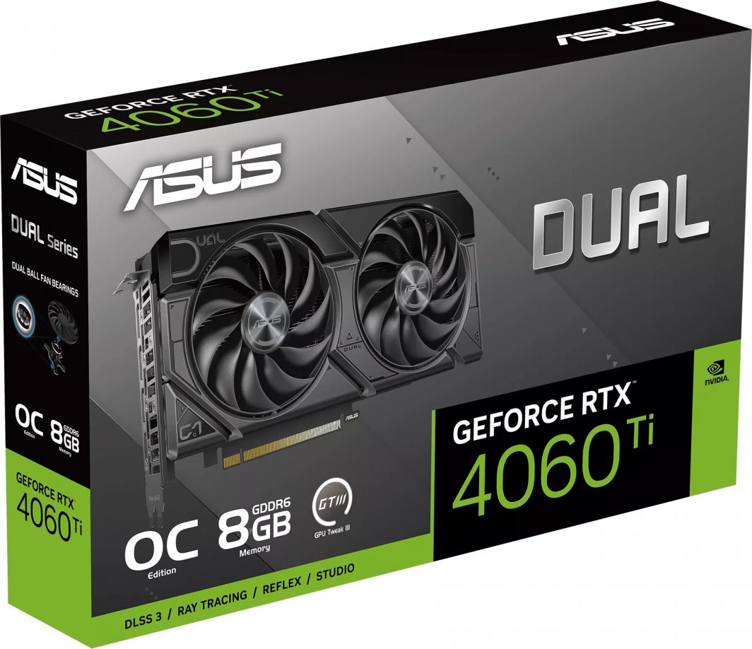 Asus Dual GeForce RTX 4060 Ti EVO OC 8GB GDDR6 (DUAL-RTX4060TI-O8G