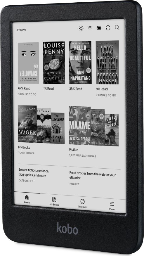 楽天 Kobo Clara BW ブラック N365-KJ-BK-S-EP Kobo N365-KJ-BK-S-EP 6インチ電子書籍 Kobo Clara BW ブラック