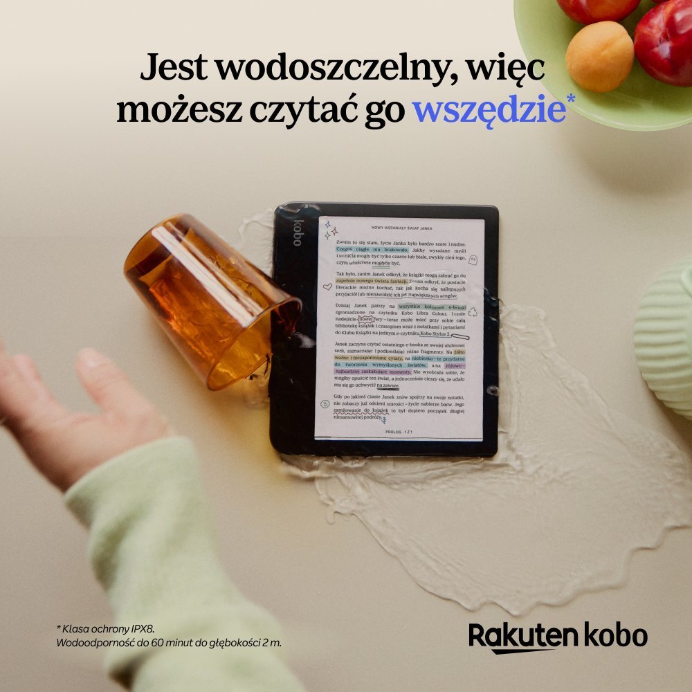 Kobo Libra Colour czarny (N428-KU-BK-K-CK) - Czytnik - Morele.net