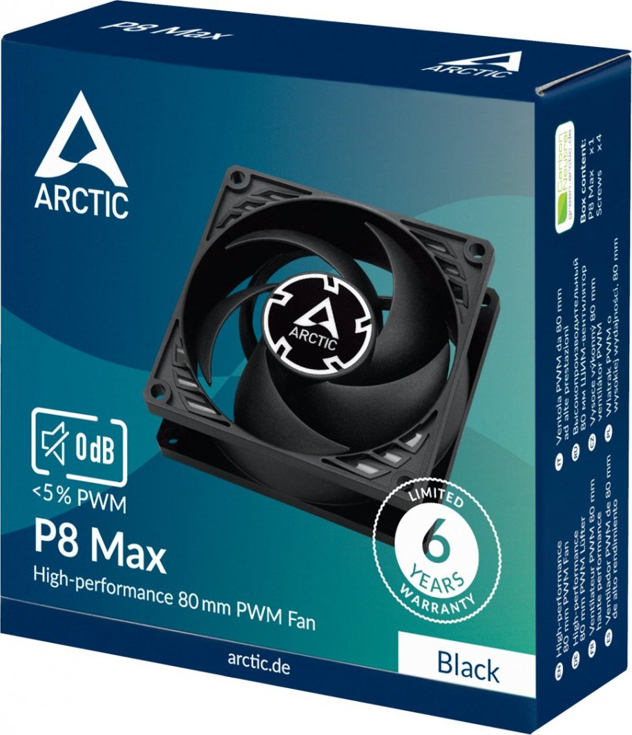 Arctic P8 Max (ACFAN00286A) - Wentylator - Morele.net