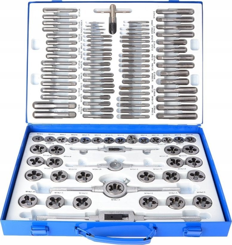 Mastiff Zestaw gwintowników i narzynek 110szt. 1