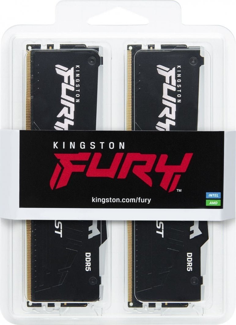 Kingston FURY Beast DDR5 RGB PCメモリ32GB Kingston Fury Beast RGB, DDR5, 32 GB, 6000MHz, CL30