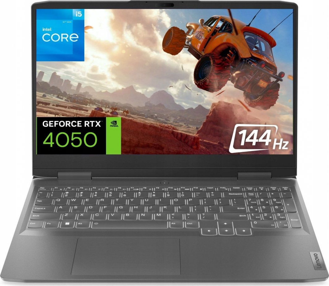 Laptop Lenovo Lenovo LOQ 15 Core i5-12450H | 15,6"-144Hz | 32GB | 512GB | W11P | RTX4050 1