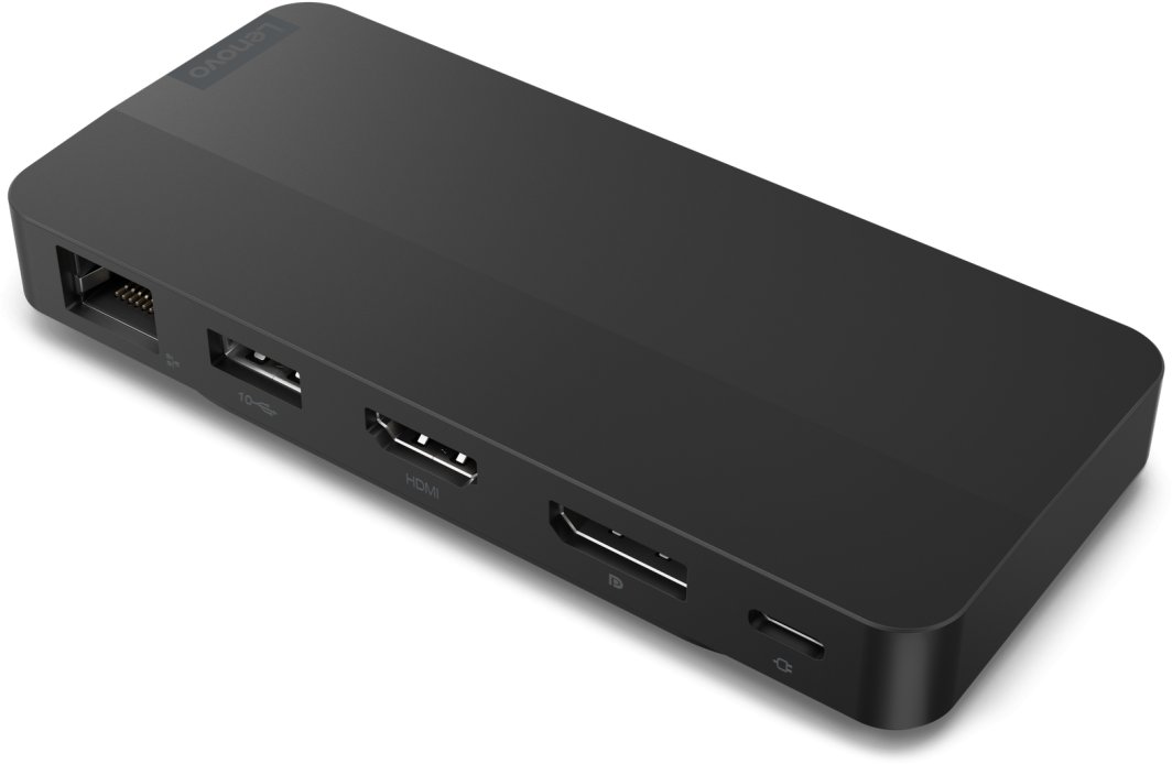 Lenovo USB-C Dual Display Travel Dock w/o Adapter | Lenovo 1