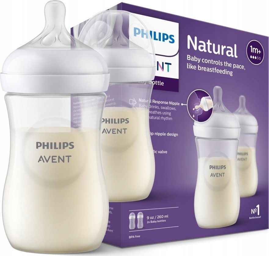 Avent AVENT SCY903/02-RESPONSYWNA BUTELKA 260 ML A 2 SZT 1