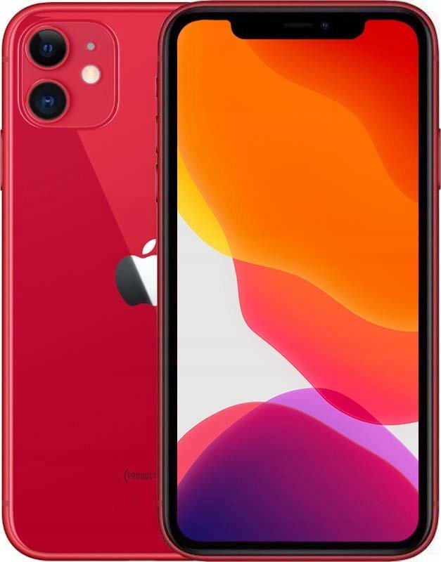 Apple IPHONE 11 RED 64GB | ZESTAW + GRATIS | KL.A+ - Smartfon