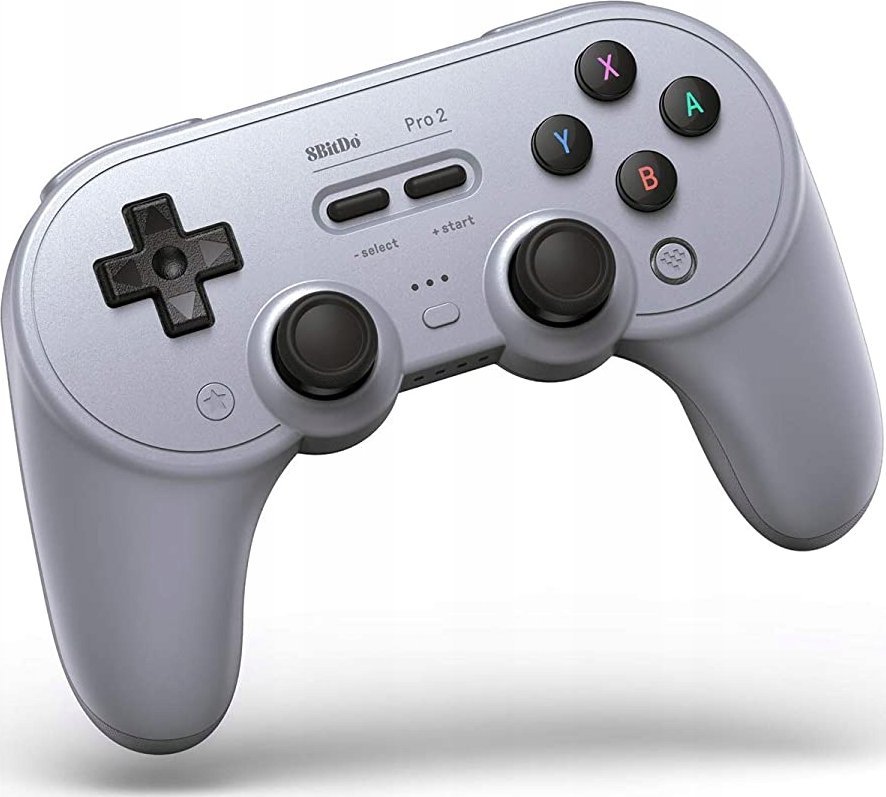 Pad 8BitDo 8BitDo PRO 2 – „Hall Edition“ belaidis žaidimų valdiklis, pilkas, jungiklis / kompiuteris / „Android“ 1