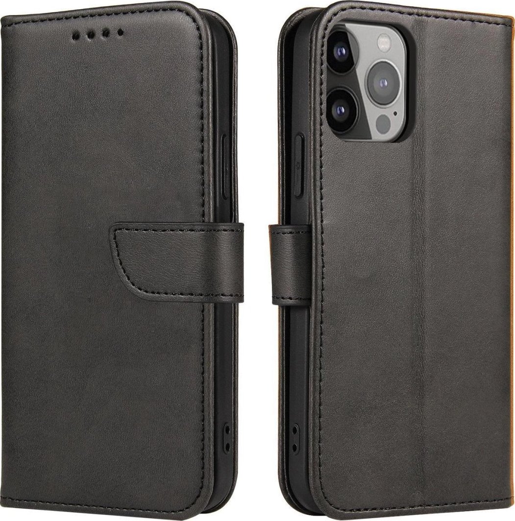 Hurtel Etui z klapką Magnet Case do Honor 90 Lite/X50i - czarne 1