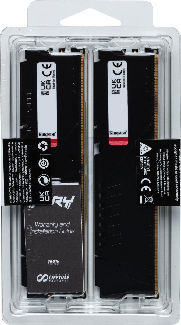 Kingston FURY BEAST DDR5 2枚セット16Gb-6000 Pamięć RAM Kingston Fury Beast DDR5 16GB (2 x 8GB) 6000 CL30