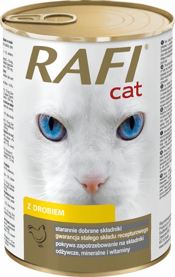 Dolina Noteci Rafi Mokra karma dla kota z drobiem 415 g 1