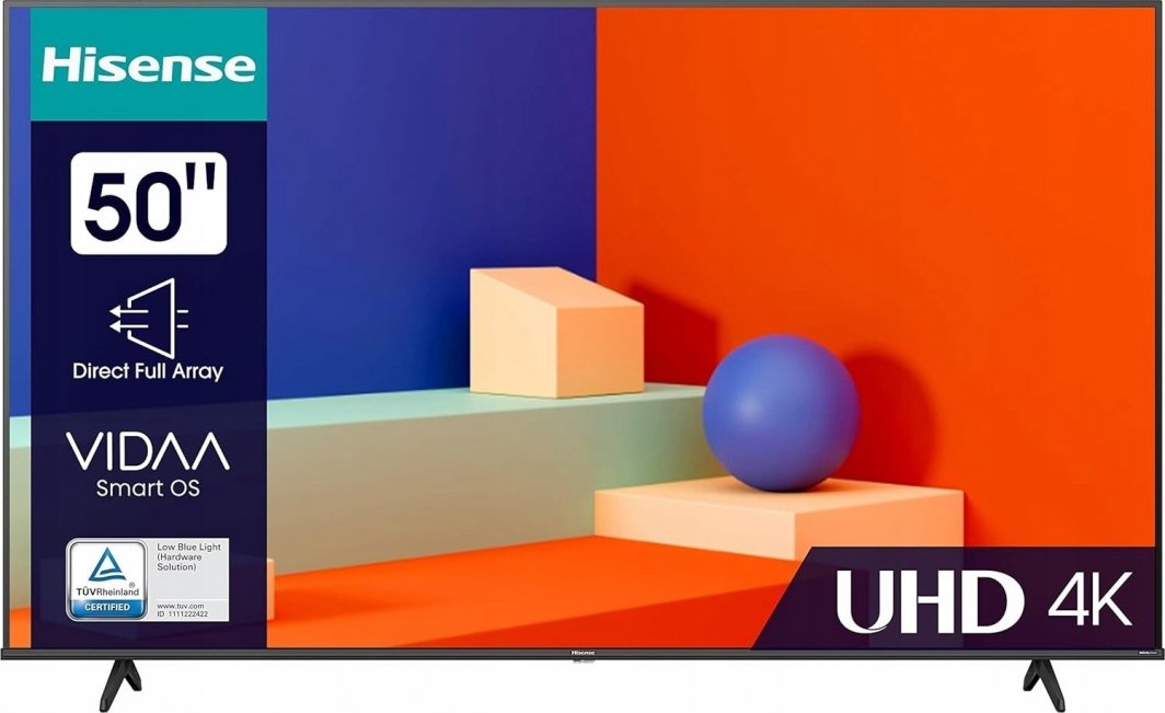 Telewizor Hisense Telewizor Hisense 50E61KT 50" DLED 4K UHD Smart TV VIDAA DVB-T2 Dolby Vision 1