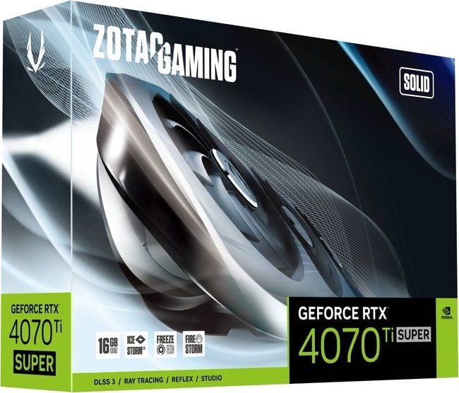 4/5までオマケ有【美品】ZOTAC GAMING RTX 4070 SUPER Zotac Gaming GeForce RTX 4070 Ti SUPER Solid OC16GB GDDR6X (ZT