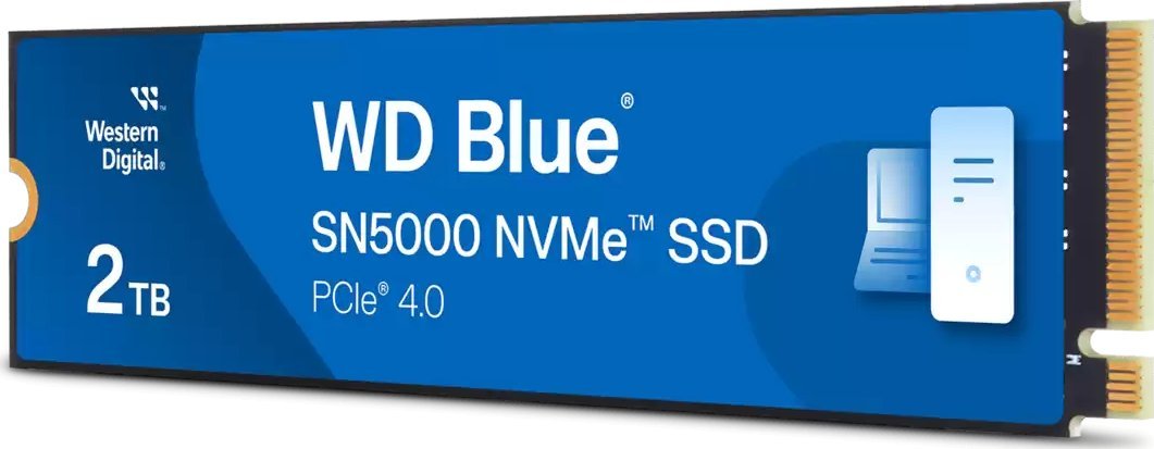 内蔵型SSD WD Blue 2TB SN5000 NVMe SSD M.2 2280 WD Blue SN5000 2TB M.2 2280 PCI-E x4 Gen4 NVMe (WDS200T4B0E